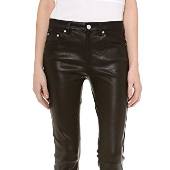 Acne studios leather skinny pants NEW